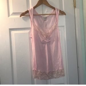Pink Lace Tank
